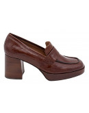 Angel Alarcon Δερμάτινα Loafers Καφέ 23524