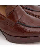 Angel Alarcon Δερμάτινα Loafers Καφέ 23524