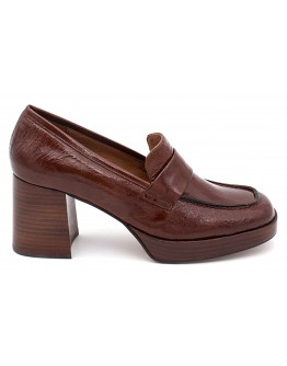 Angel Alarcon Δερμάτινα Loafers Καφέ 23524