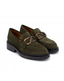 Angel Alarcon Δερμάτινα Loafers Χακί 24592