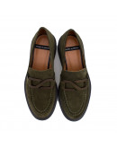 Angel Alarcon Δερμάτινα Loafers Χακί 24592