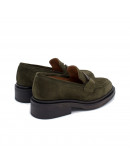 Angel Alarcon Δερμάτινα Loafers Χακί 24592