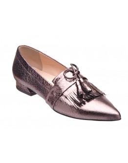 Loafers δερμάτινα μπρονζέ Anastasia shoes