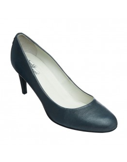 Γόβες δερμάτινες μπλε Anastasia shoes 17