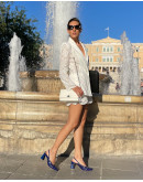 Anastasia Shoes Δερμάτινες Γόβες Μπλε 525