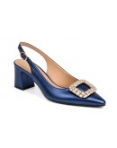 Anastasia shoes Δερμάτινες Γόβες Μπλέ 3738