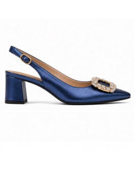 Anastasia shoes Δερμάτινες Γόβες Μπλέ 3738