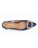 Anastasia shoes Δερμάτινες Γόβες Μπλέ 3738