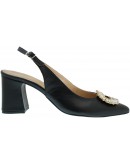 Anastasia shoes Δερμάτινες Γόβες Μαύρες 3738
