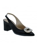 Anastasia shoes Δερμάτινες Γόβες Μαύρες 3738