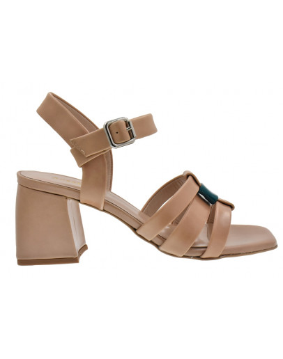Anastasia Shoes Δερμάτινα Πέδιλα Μπεζ 239