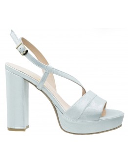 Πέδιλα λευκά Anastasia Shoes 17019