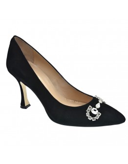 Γόβες δερμάτινες μαύρες  Anastasia shoes 3823
