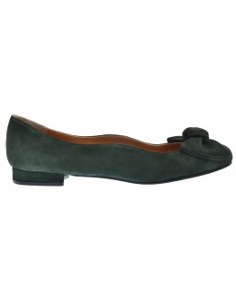 Δερμάτινες μπαλαρίνες πράσινες Anastasia shoes 3623