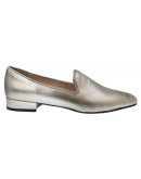 Anastasia Shoes Loafers Δερμάτινα Πλατινέ 3590