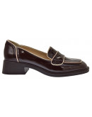 Anastasia Shoes Δερμάτινα Loafers Μπορντό 2724