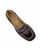 Anastasia Shoes Δερμάτινα Loafers Μπορντό 2724