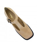 Anastasia Shoes Δερμάτινα Loafers Camel 1624