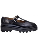 Anastasia Shoes Δερμάτινα Loafers Μαύρα 325