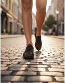 Anastasia Shoes Δερμάτινα Loafers Μαύρα - Leopard 3825