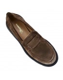 Anastasia Shoes Δερμάτινα Loafers Πούρο 425