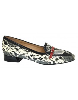 Anastasia Shoes Δερμάτινα Loafers Snake Print 1425