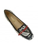 Anastasia Shoes Δερμάτινα Loafers Snake Print 1425
