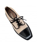 Anastasia Shoes Δερμάτινα Loafers Μπεζ 1325