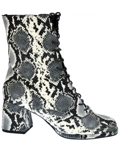 Anastasia shoes Δερμάτινα Μποτάκια Snake Print 424