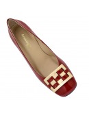 Anastasia Shoes Δερμάτινες Γόβες Κόκκινες 5125