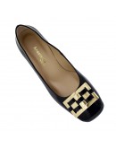 Anastasia Shoes Δερμάτινες Γόβες Μαύρες 5125