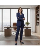 Anastasia Shoes Δερμάτινες Γόβες Μπλε Με Strass 125