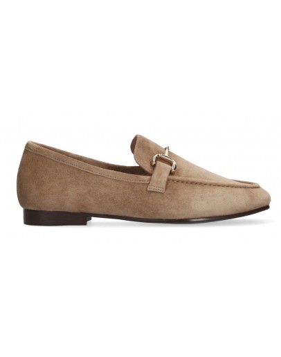 BiBiLou Δερμάτινα Loafers Μπεζ 81433