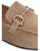 BiBiLou Δερμάτινα Loafers Μπεζ 81433