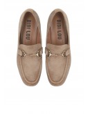 BiBiLou Δερμάτινα Loafers Μπεζ 81433