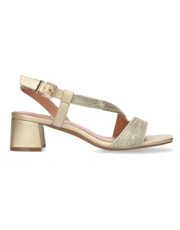 BiBiLou Δερμάτινα Πέδιλα Χρυσά 872Z94HG