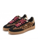 D Franklin Δερμάτινα Sneakers Leopard - Μαύρα 387009