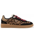 D Franklin Δερμάτινα Sneakers Leopard - Μαύρα 387009