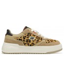 D Franklin Δερμάτινα Sneakers Leopard - Μπεζ 29803