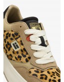 D Franklin Δερμάτινα Sneakers Leopard - Μπεζ 29803