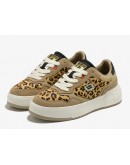 D Franklin Δερμάτινα Sneakers Leopard - Μπεζ 29803