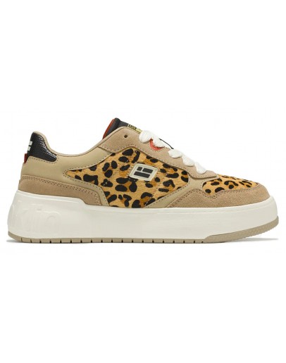 D Franklin Δερμάτινα Sneakers Leopard - Μπεζ 29803