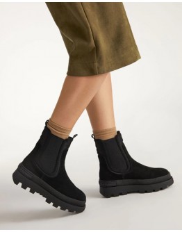 D Franklin Δερμάτινα Μποτάκια Μαύρα 391010