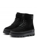 D Franklin Δερμάτινα Μποτάκια Μαύρα 391012