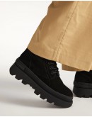 D Franklin Δερμάτινα Μποτάκια Μαύρα 391012