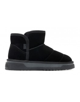 D Franklin Δερμάτινα Μποτάκια Μαύρα 408003