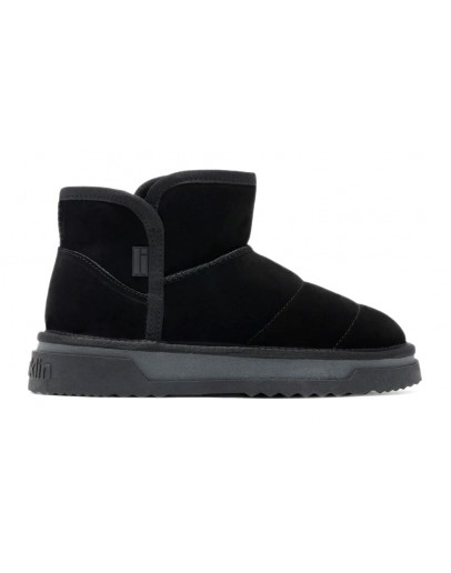 D Franklin Δερμάτινα Μποτάκια Μαύρα 408003