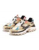 DFranklin Δερμάτινα Sneakers Χρυσά 347