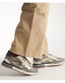 DFranklin Δερμάτινα Sneakers Χρυσά 801