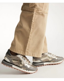 DFranklin Δερμάτινα Sneakers Χρυσά 801